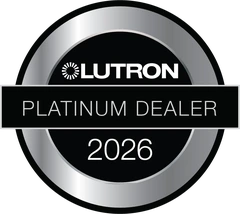Lutron Platinum Dealer 2026 badge