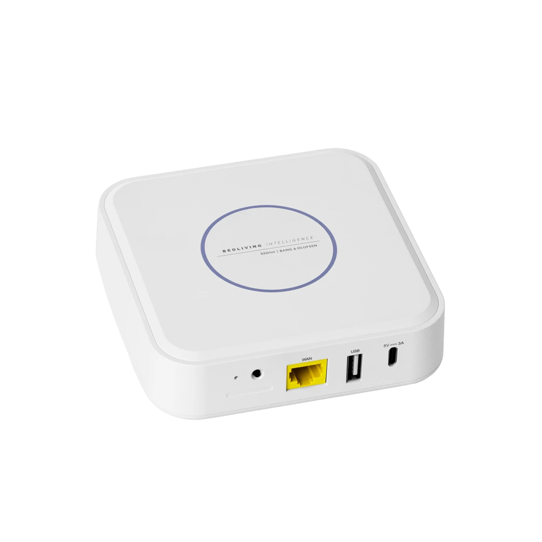 Top back view of the Beoliving Intelligence smart home device