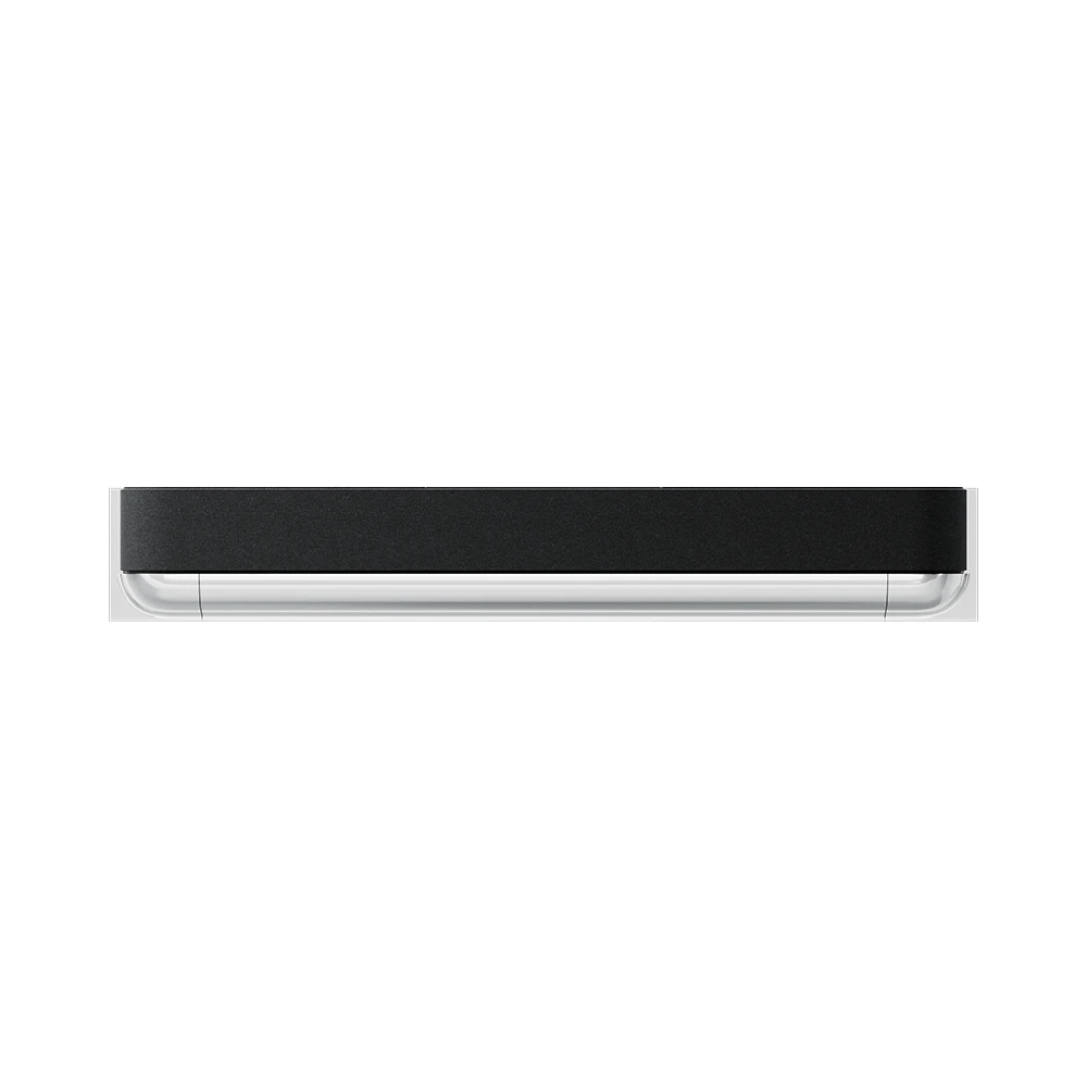 Beosound Theatre SOUNDBAR silver aluminium and fabric cover front image