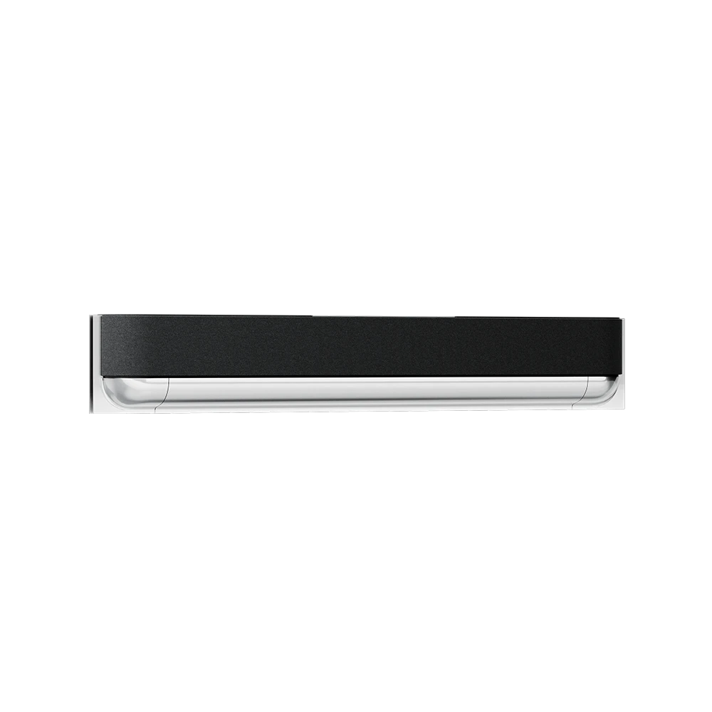 Beosound Theatre SOUNDBAR silver aluminium and fabric cover side image